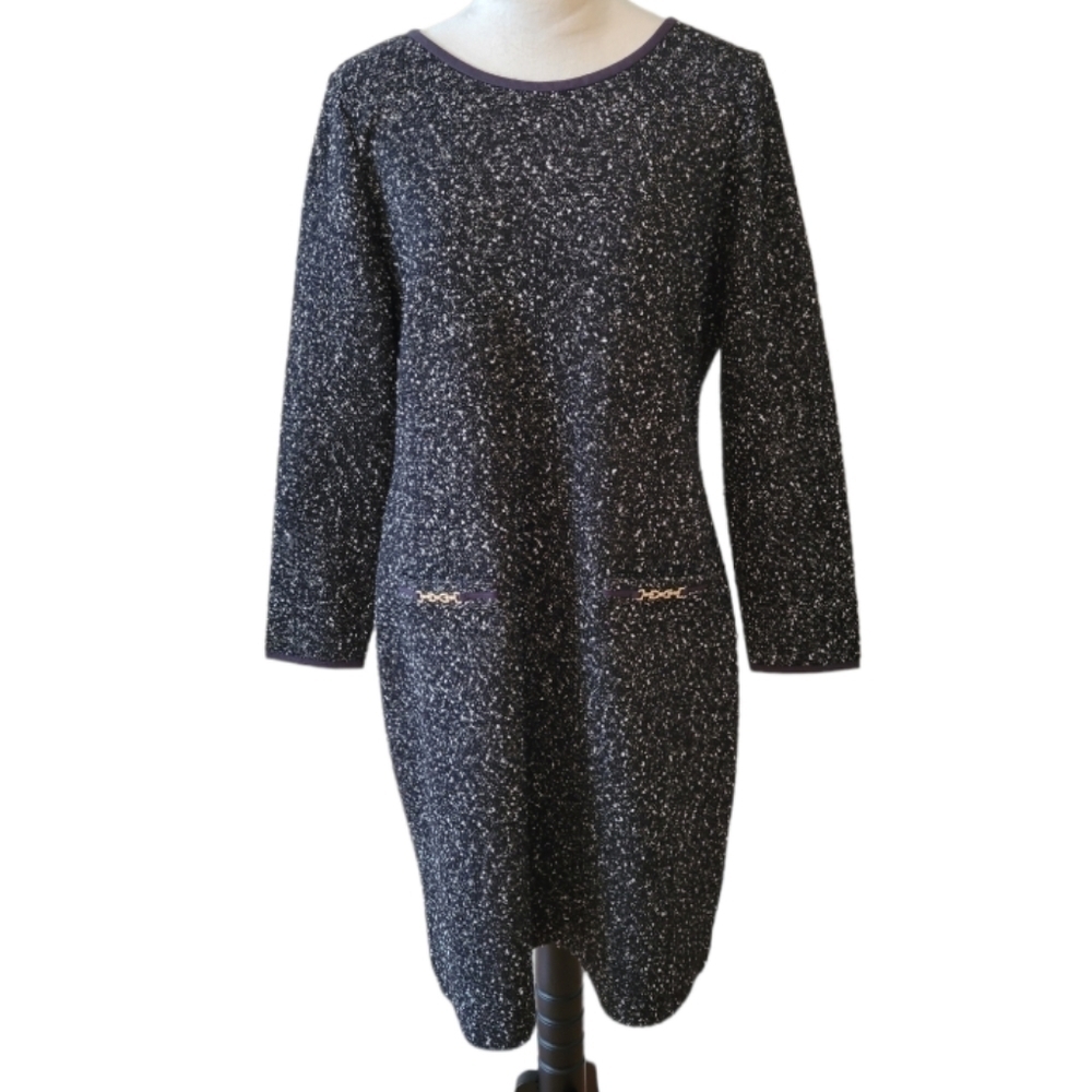 Vintage Talbots Boucle Sheath Dress Size 14
